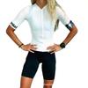 Set Maglia da Ciclismo da Donna a Manica Corta in Rete Traspirante Abbigliamento per Bici Gara su Strada