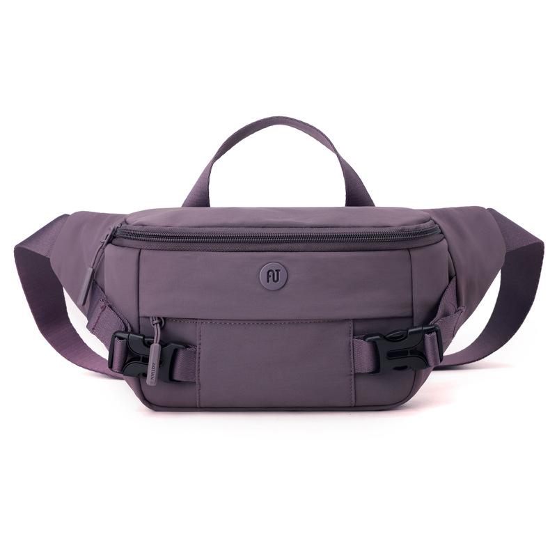 

Женская сумка однотонная нагрудная сумка сумка через плечо уличная сумка темно-фиолетового