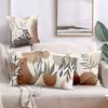 Nordic Abstract Flower Pillowcase Morandi Light Luxury Home Sleeping Pillow Cushion Cover