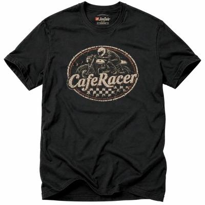 Biker T Shirt Cafe Racer Vintage Motorcycle Petrolhead Retro Garage Organic Heavyweight Vintage Washed Designer Clothes