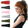 Women Headband Turban Solid Color Elastic Hair Bands Yoga Hairband Fashion Makeup Hair Hoop Vintag Headwrap Hair Accessories