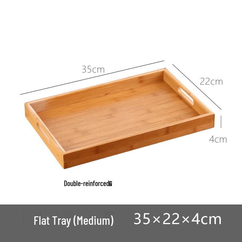 Zhaoran Rectangular Bamboo Tea Tray