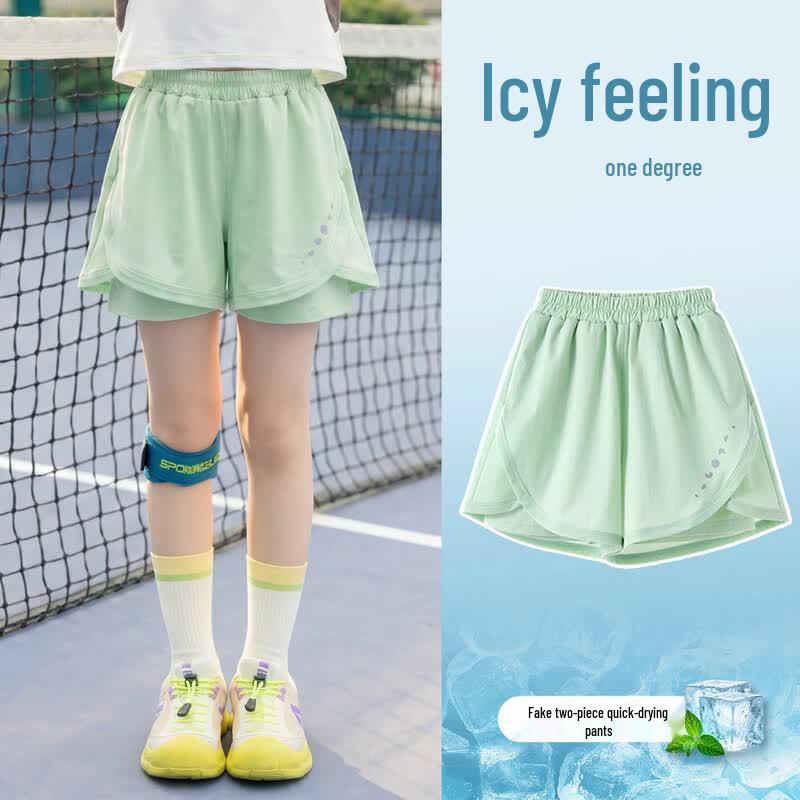 Moonkids Girls  Quick-Dry Summer Anti-Chafing Shorts 140
