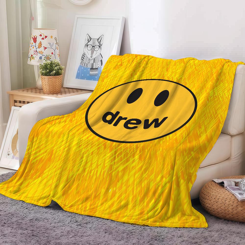 D-drew Певец Джастин Б-бибер Плед Теплый И Мягкий Подходит Для Спальни Гостиной Дивана Кровати Офиса Путешествий Кемпинга 30x40in