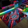 Design Bayernu Mnichov Křišťálový sametový koberec Útulný Ne?Protiskluzová tištěná předložka do ložnice, obývacího pokoje, předsíně