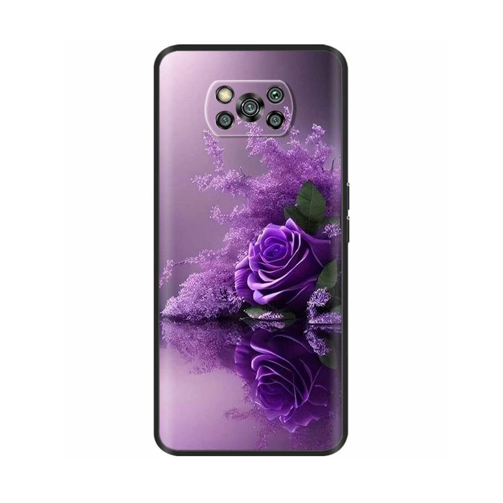Etui na Poco X3 Pro Motyl Serce Miękkie Płynne Silikonowe Pełna Ochrona Etui dla Xiaomi Poco X3 NFC Pokrowiec Dla Poco X3 PocoX3