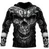 Men's Skull Graphic Prints Hoodie Hoodies Sweatshirt Streetwear Designer Long Sleeve Hooded Daily Sports 1 2 Print Spring & Fall Designer