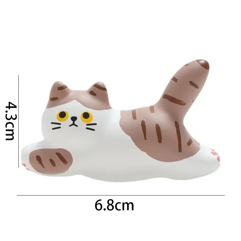 Running Cat Magnet Fridge Sticker Fuuny Cute Cartoon Fridge Sticker Decor Kawaii Animal Refrigerator Home Decor Kitchen Ornament