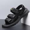 Fashion 2025 Summer New Designer Men's Non-slip Sandals Fashion Outdoor Sports Leisure Beach Shoes for Men Black Air Cushion Sandals