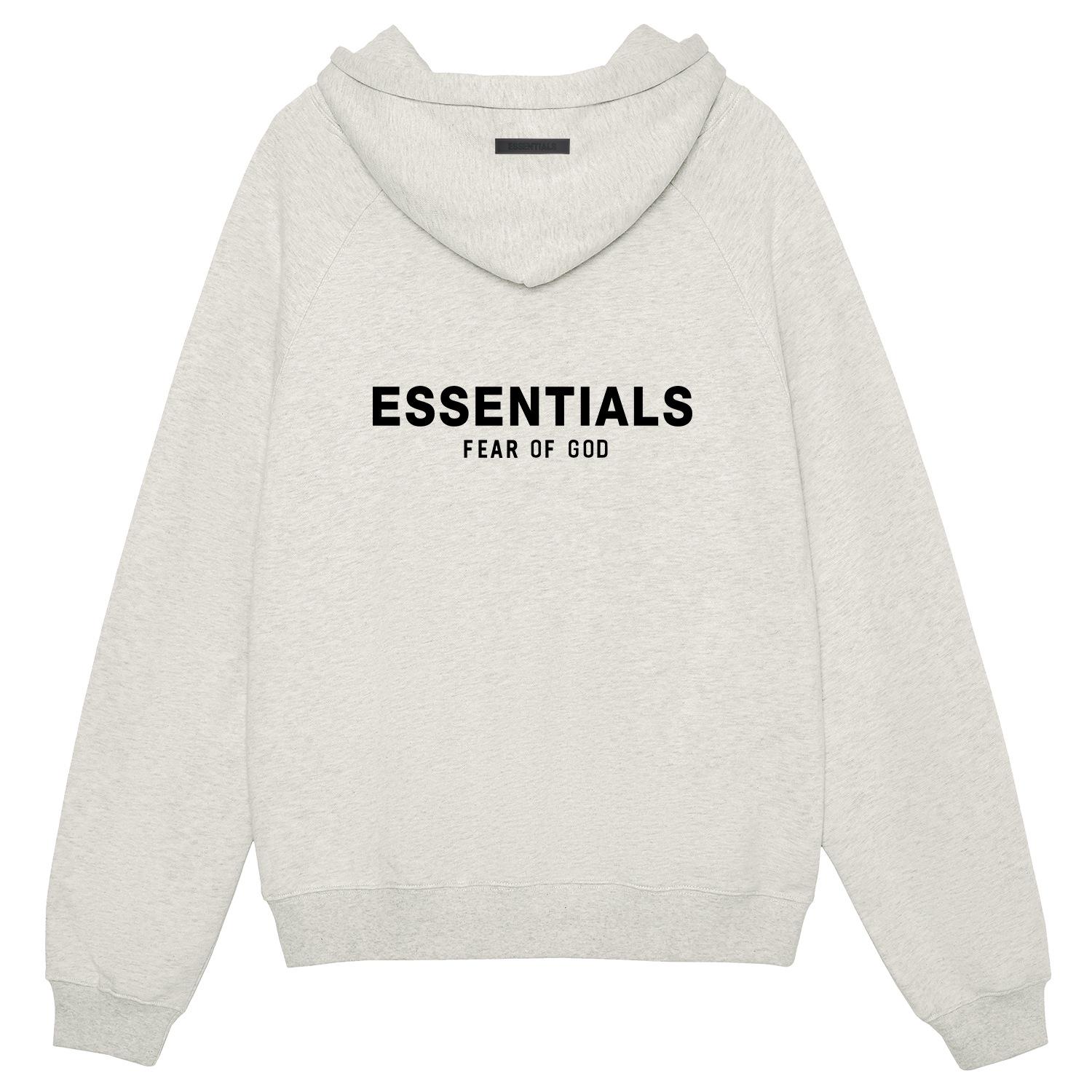 Унисекс свободная толстовка с капюшоном ESSENTIALS ZONE от FEAROFGOD M