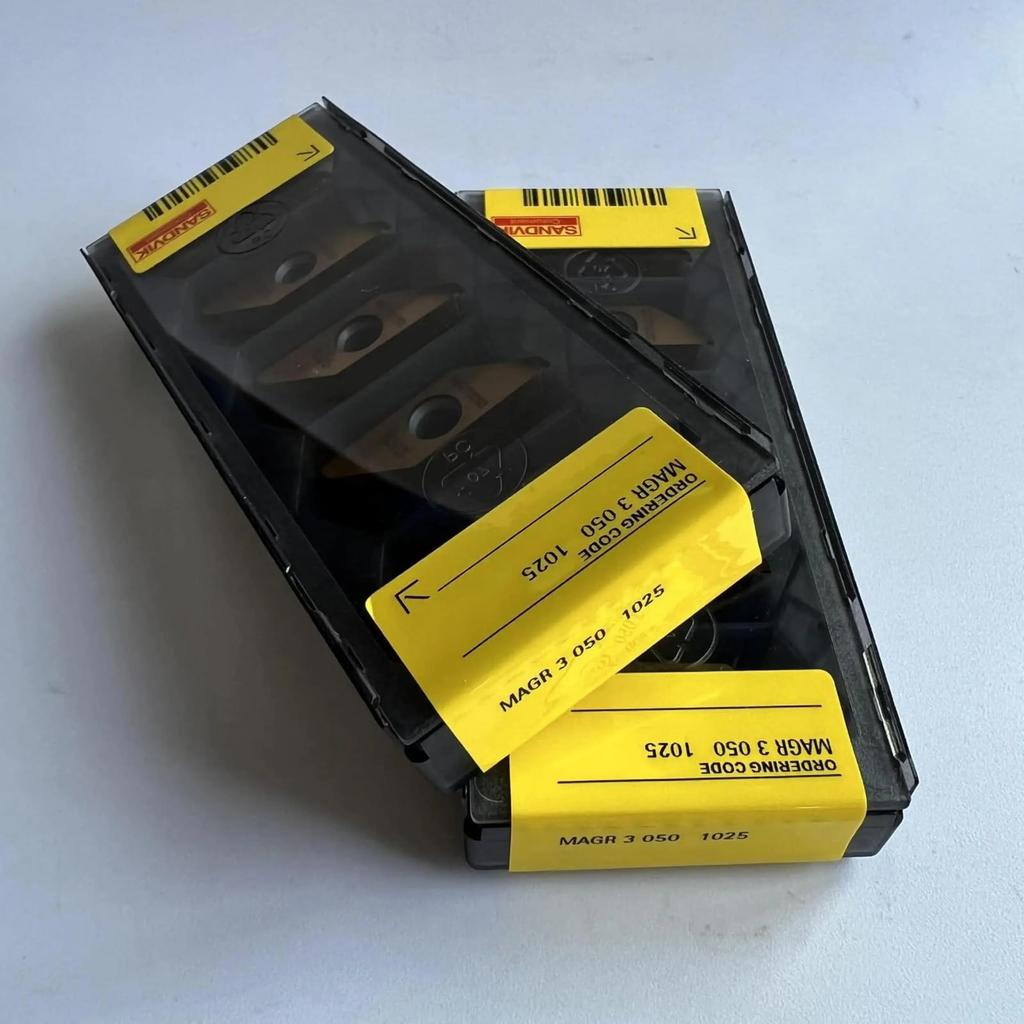 Original Sandvik / MAGR3050 1025 / CNC lathe carbide blade 10 PCS