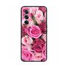 For OPPO Reno 12 5G Case Flower Painted Soft TPU Silicone Case Cover for Oppo Reno12 Pro Protective Shells On Reno 12Pro Capa