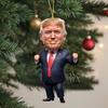 Christmas Donald Trump Ornament Holiday Tree Decoration Key Chain Pendant Car