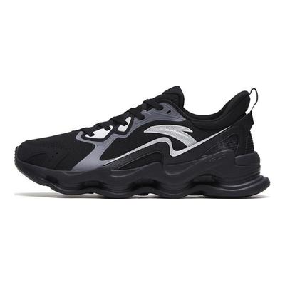 Soft Cushion Non-Slip Wear-Resistant Low-Top Running Shoes Men Sneakers Black Gray 112315555-3