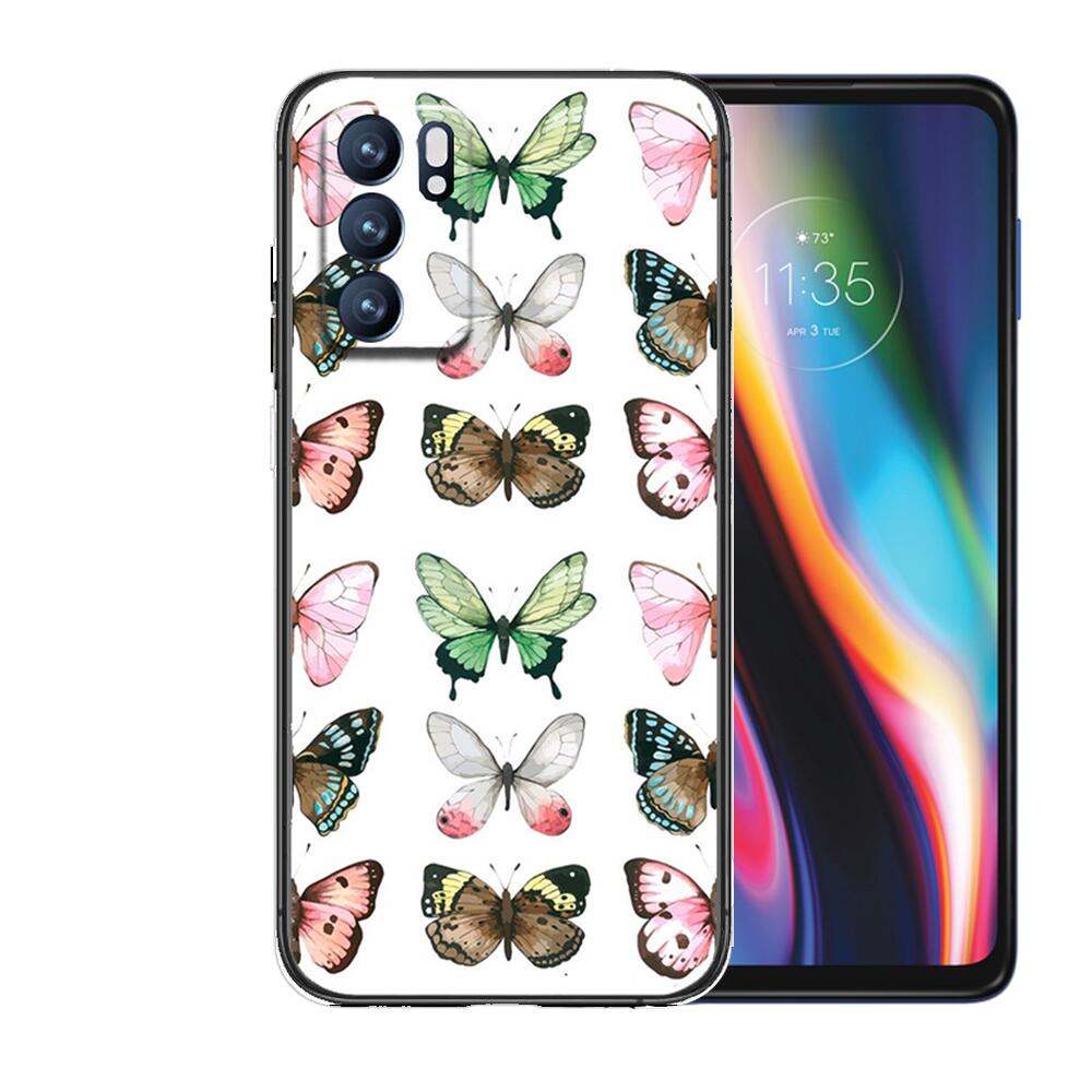 Schönes Schmetterlingsmuster für Realme C3 Hülle Weiche Silikon Rückseite OPPO Realme C3 RMX2020 Coque Capa Funda find x3 pro C21 8