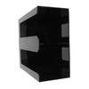 Disposable Paper Cup Holder Coffee and Milk Tea Shop Slanted Bottles Storage Shelf(2 Grids)