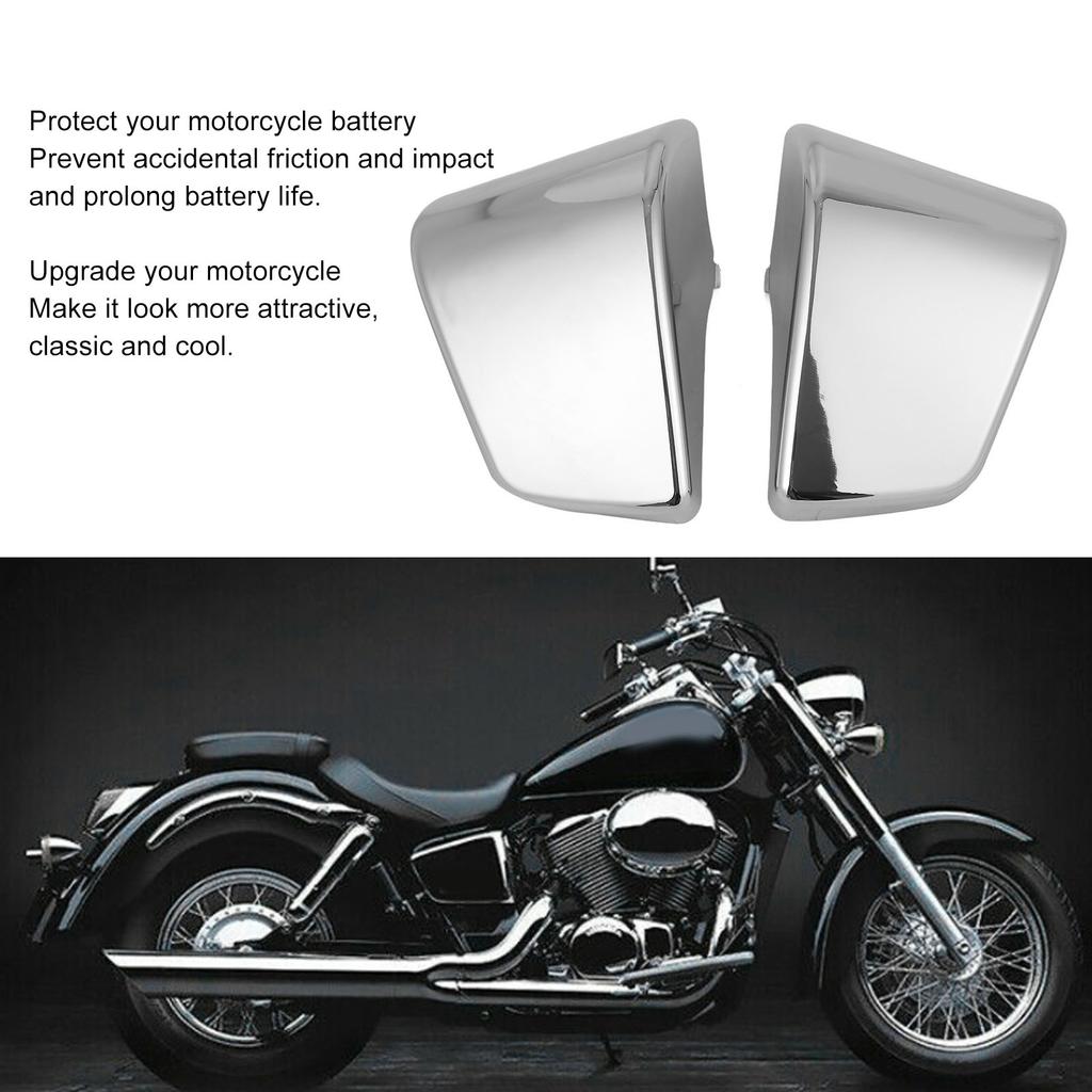 Left Right Motorcycle Battery Side Panel Fairing Covers for Shadow VT400 VT750 1997‑2003