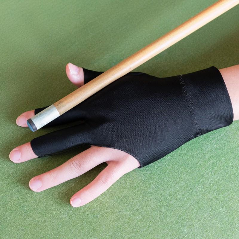 Spandex Snooker Three-finger Glove Pool LeftHand Open