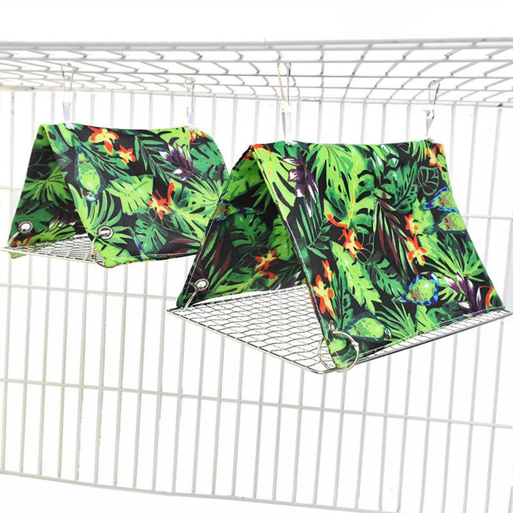 Parrot Bed Bird Hut Hammock Cockatiel Nest Summer House Perch Pet Supplies Parakeet Cage Accessories For Lovebird Finch Macaw