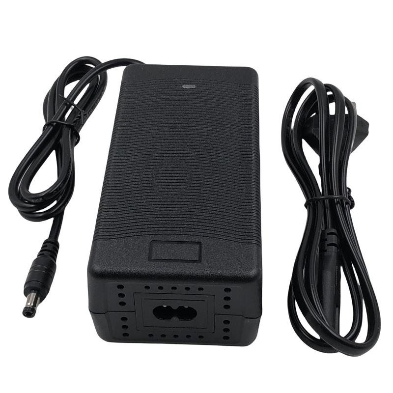 36V 37V Li-ion Battery Charger 3A Output 42V3A Charger for 36V DC5.5 Connector Lithium Battery  Fast charger with Cooling fan