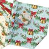 Holiday Wrapping Paper Festive Christmas Party Decorations Diy Craft Paper Printed Christmas Wrapping Paper For Gift Wrapping