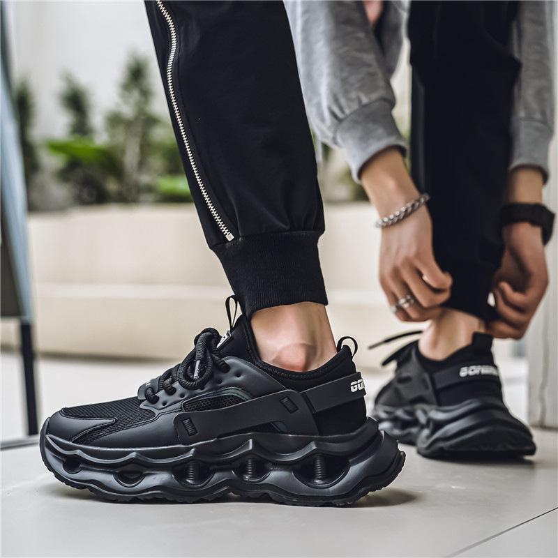 Men's shoes summer new thick-soled heightening dad shoes original mesh breathable men's casual shoes student sports shoes tide