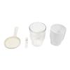 Double Layer Oatmeal Storage Jars Anti-Slip Portable Salad Cup with Spoons Lids Sealed Fruit Preservation Cup Breakfast