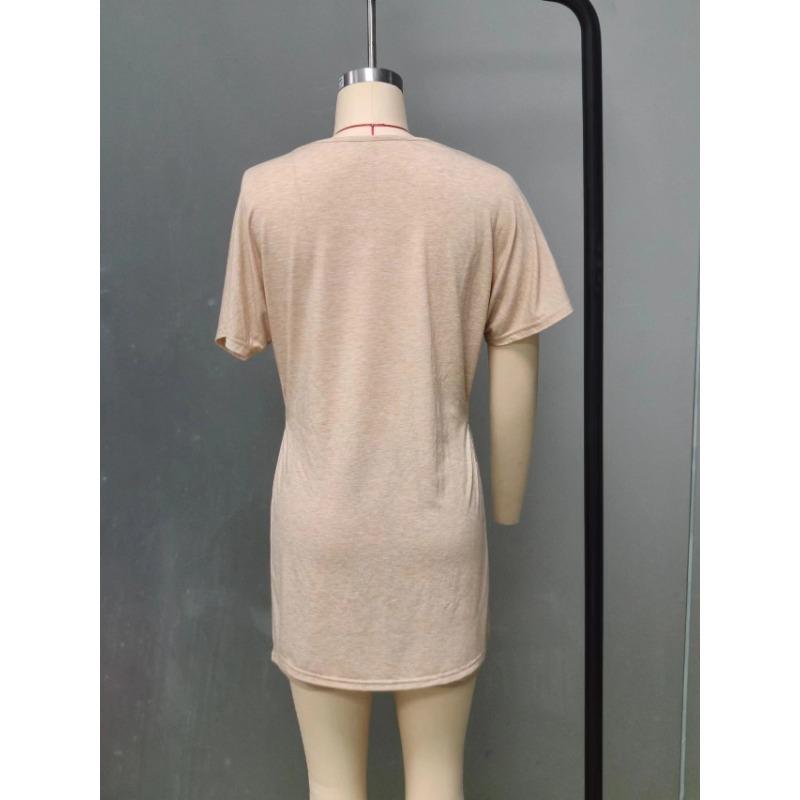 Damen Sommer Neu Lässig Rundhals Einfarbig Fledermausärmel Top Dreiviertelhose Zweiteiler