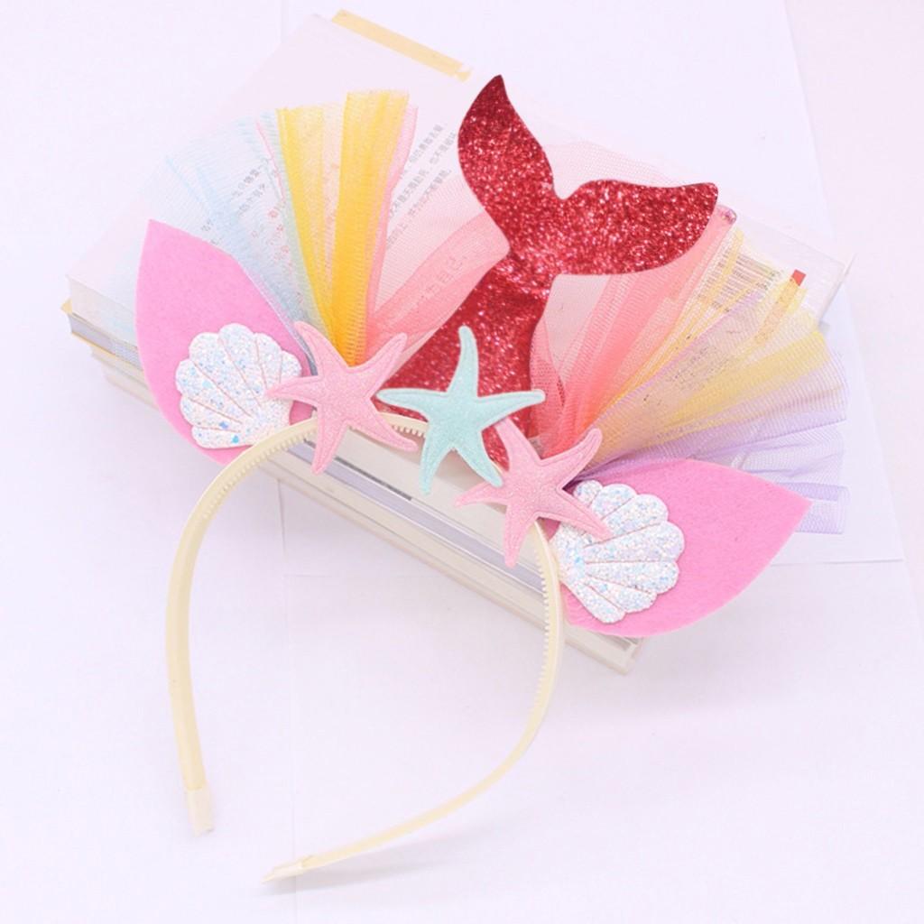 Kid Girls Baby Cosplay  Flowers Headband Headclip Accessories