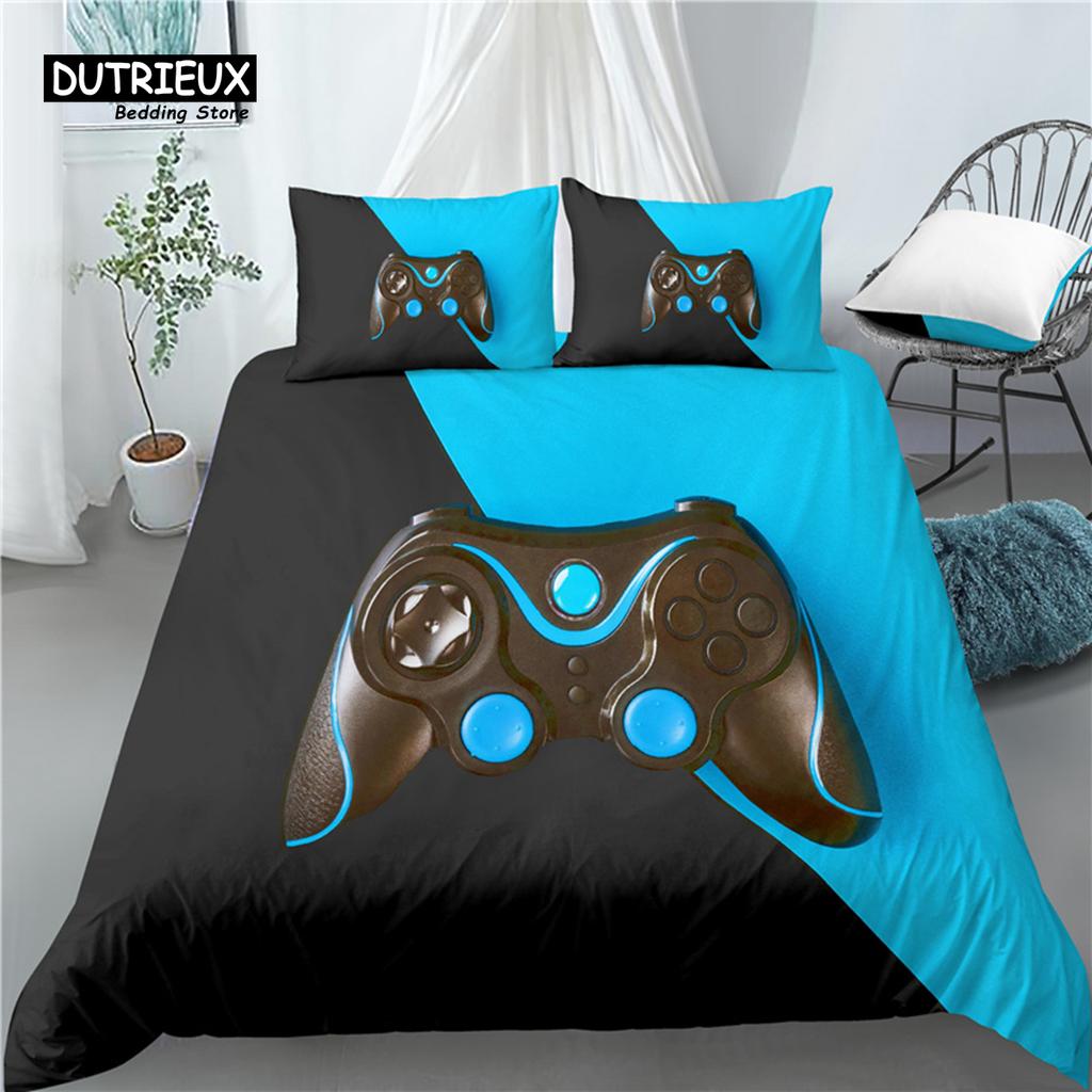 Home Living Luxury 3D Gamepad Print 2/3Pcs Comfortable Duvet Cover PillowCase Bedding Sets Queen and King AU/EU/US Size