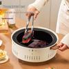 Korean BBQ Portable Outdoor Charcoal Grill, Multifunctional Cooking Grill