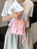 Korean Style Women's Bow Backpack - 2025 New Sweet Fashion Handbag, High Value Small Backpack for Outings