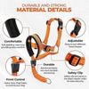 Dog Head Halter With Safety Strap, Dog Head Collar With Reflective Strap, No-pull Dog Collar Adjustable Dog Harness Training-In Stock 25-26