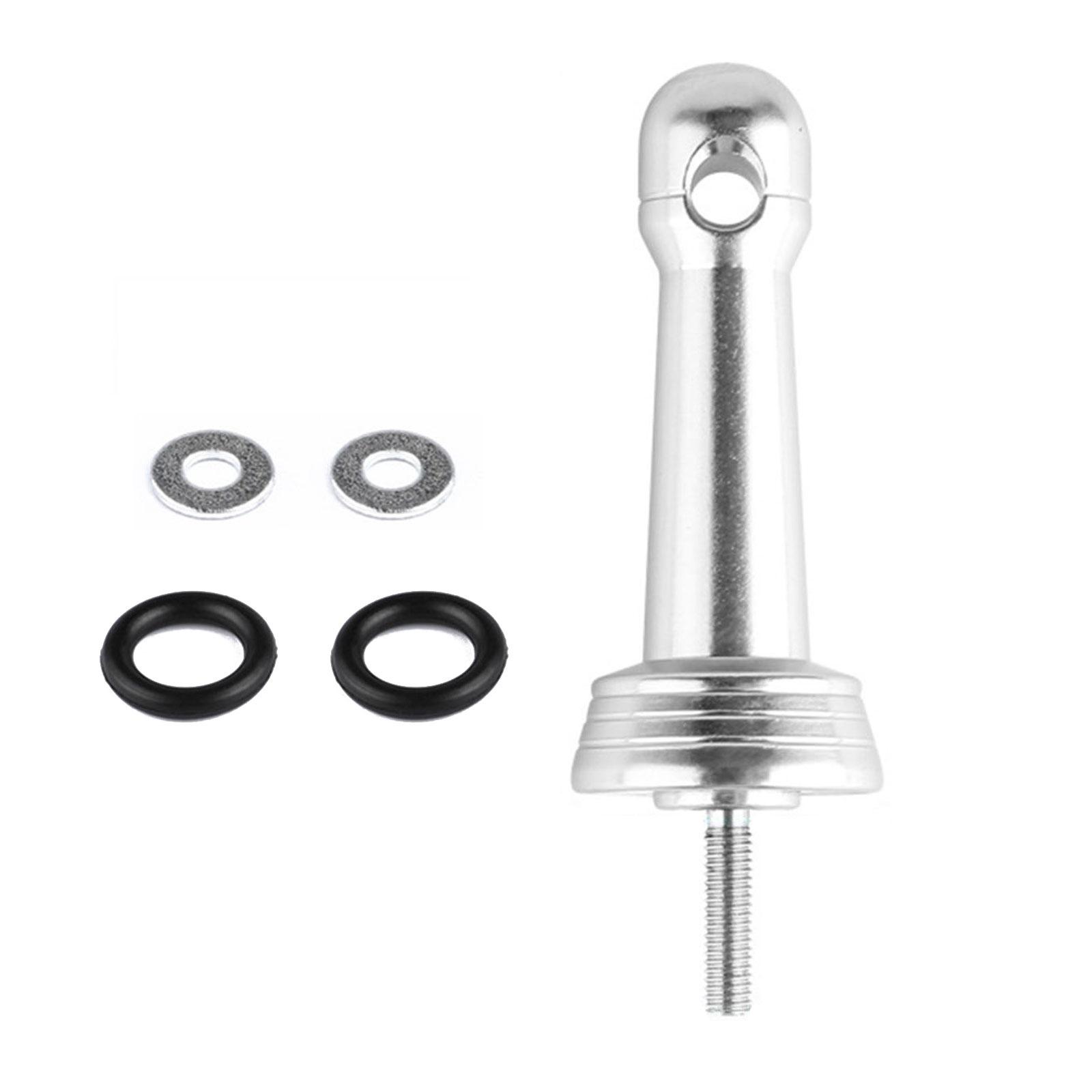 

Insertion in/Screw in Reel Stand Fishing Wheel Balance Rod Aluminum Fishing Reel Balancer with Waterproof Rubber Rings B серебряный