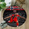 1pc Haaland9 Carpet, Round Rug, Comfortable, Suitable for Entryways, Living Rooms, Office, And Bedrooms, Christmas Decoration