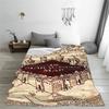 Marauders Magic Map Blankets Flannel Sofa Throw Blanket Warm Throw Blankets for Couch Bedding Travel Throws Bedspread Quilt