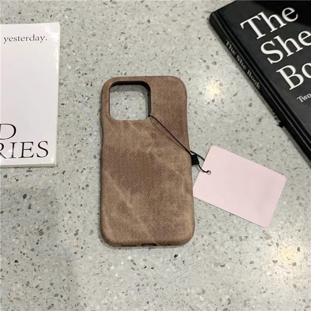 

Чехол для телефона из денима для Apple iPhone - прочный силиконовый чехол для ПК с защитой от падений и ударов для iPhone15/14/13/12/Pro/Pro Max IPHONE 14PRO дубильная кора