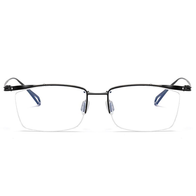 Latest Designer Style Super Fashion Half-rim Titanium Eyewear Optical Frames for Unisex Ready