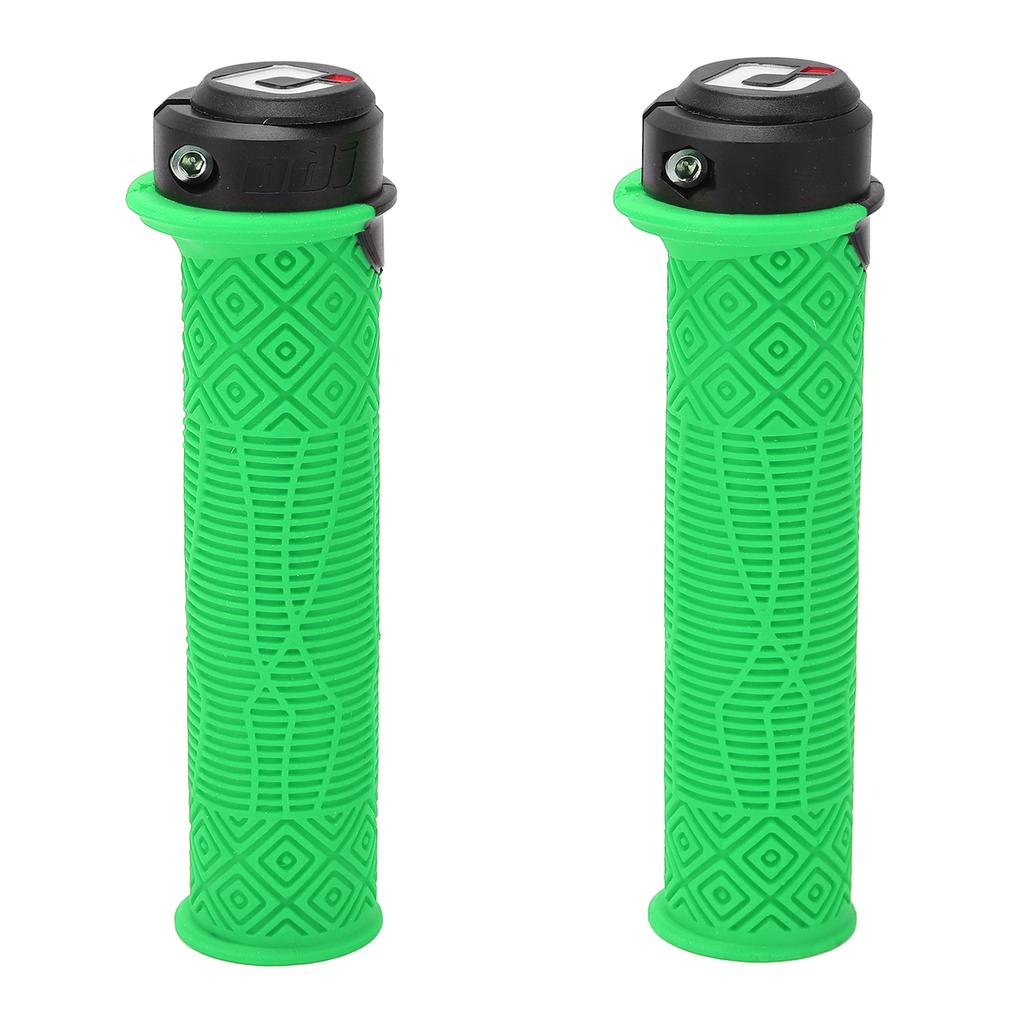 2Pcs Bike Handle Grip Rubber Anti Slip Wear Resistant Ergonomic Hollow Design Bike Handlebar Grips Cover