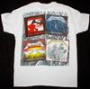 CRU!  Camiseta Branca Inspirada em Metallica And Justice For All – Camiseta de Rock Feita por Fãs Camiseta Unissex