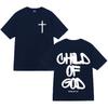 Summer New Edition Bible Christian Doctrine Jesus Pattern Unisexs Clothes Tshirt Cotton Casual Style Street Retro Trend Versatile