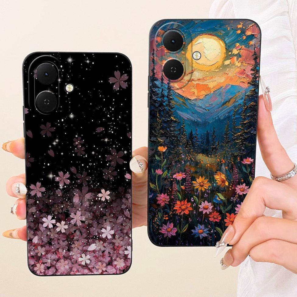 For Tecno KM4 Casing For Tecno Spark Go 2 Case Cover Luxury Fashion Cute Cartoon Funny Painted Silicone Phone Case