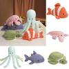 Marine Animal Plush Toy Turtle With Soft Short Plush For Kids Collecting Gift