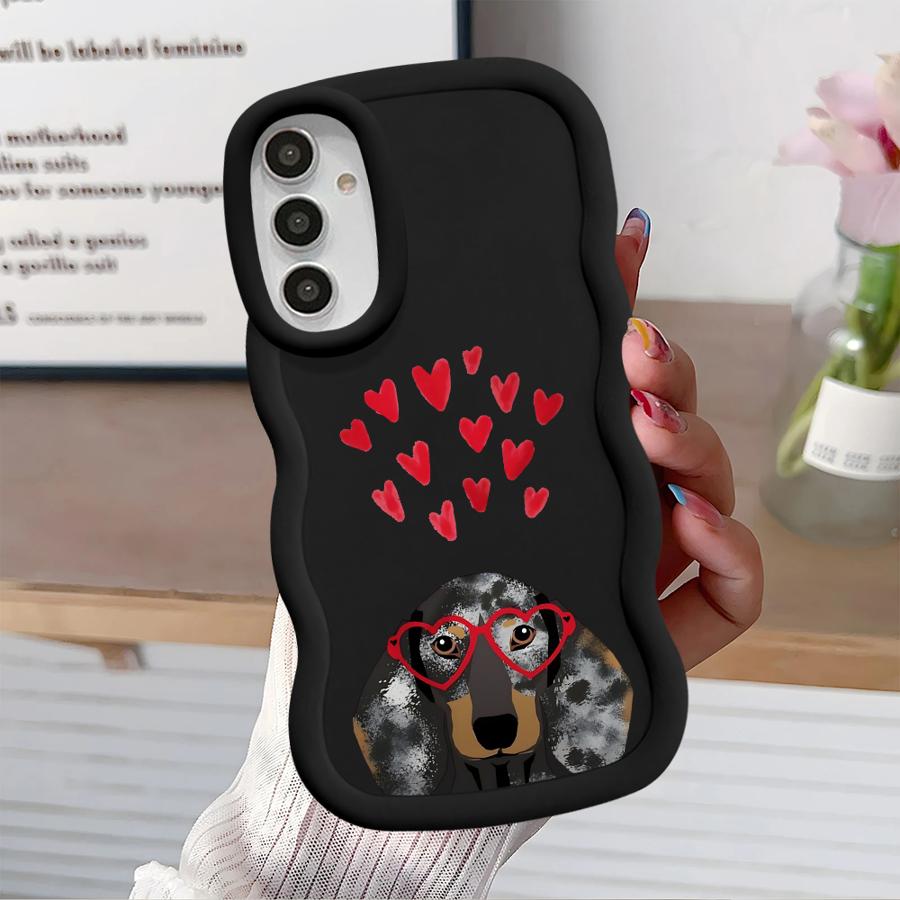 Case for Samsung Galaxy A15 A14 A21s A13 A16 A12 A11 A52 Soft Phone Cover A33 A53 A22 A05 A06 A23 A04 A03 Interesting Dachshunds