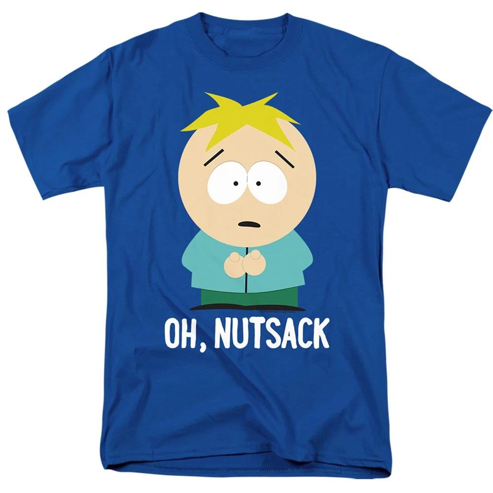 South Park - Oh Nutsack - Unisex Short Sleeve Children s T-shirt - Blue 150