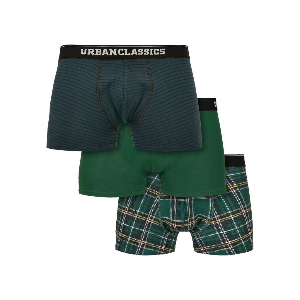 Urban Classics Mens Boxer Shorts (Pack of 3)