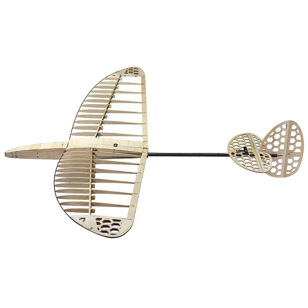 Wooden Remote Control Airplane Kit 47inch Wingspan 36inch Length Aircraft DIY Assembly for Kids