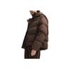 FILA White Series Loose Warm Hooded Down Jacket Women outerwear Rust-Brown F11W443904FBN