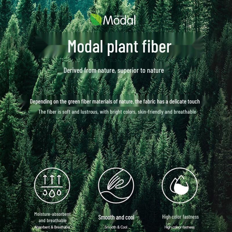 Langsha Men's Modal Antibacterial Anti-Chafing Boxer Briefs