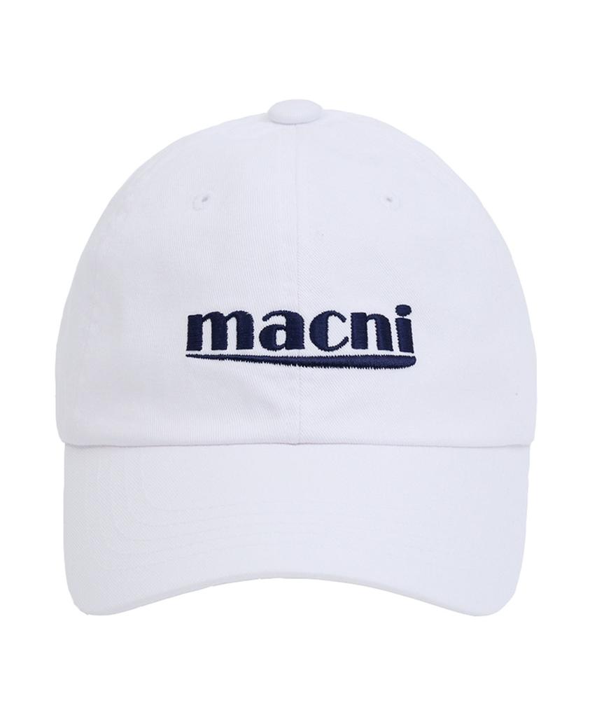 Makeuni Signature Logo Ball Cap_White